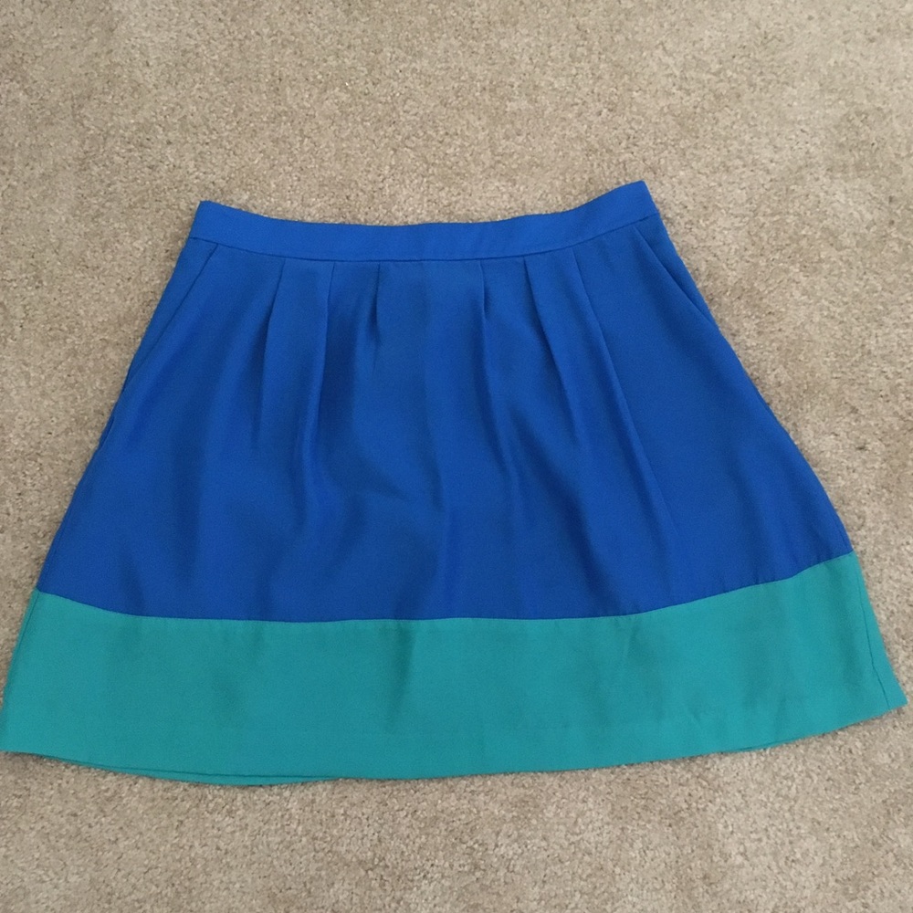 Color block J. Crew skirt